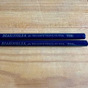 NOS Vintage mcm Reliance Pencil Co Magnolia 2361 lot of 2